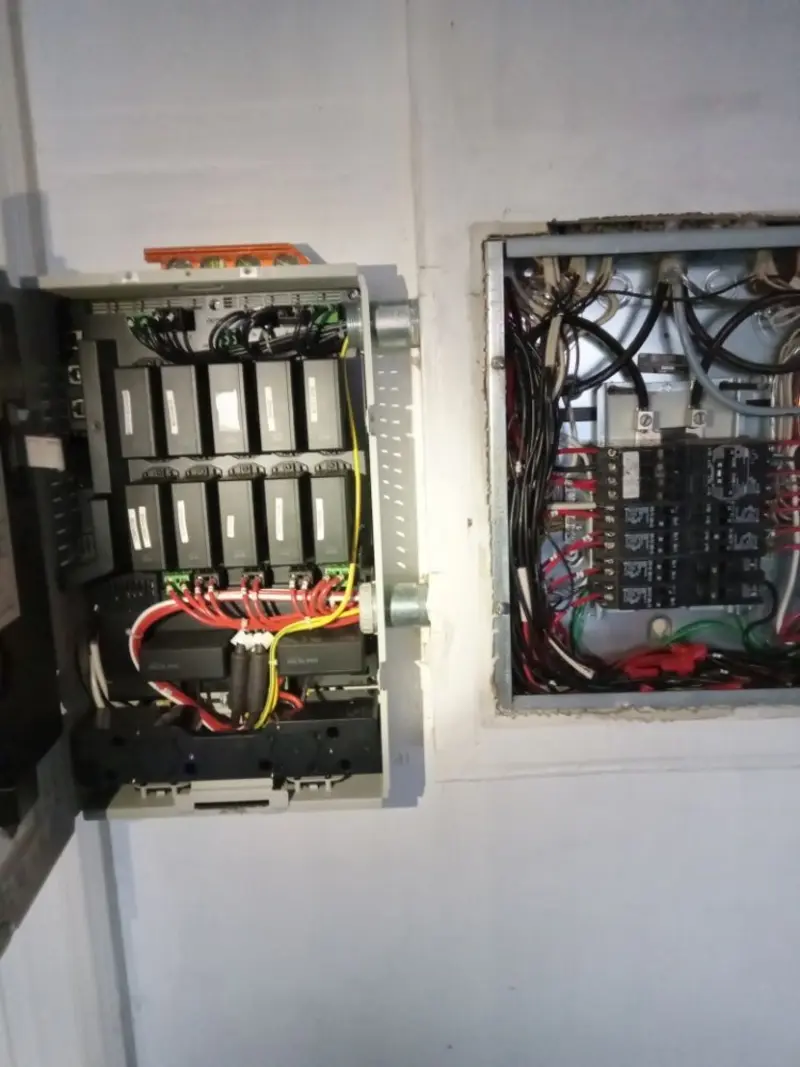Electrical panel upgrade completed for Indoor Lighting Installation in Mexico